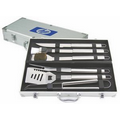 6 Piece Stainless BBQ Tool Set in Aluminum Case